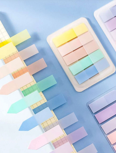 ملصق تسمية لون عشوائي قطعة واحدة