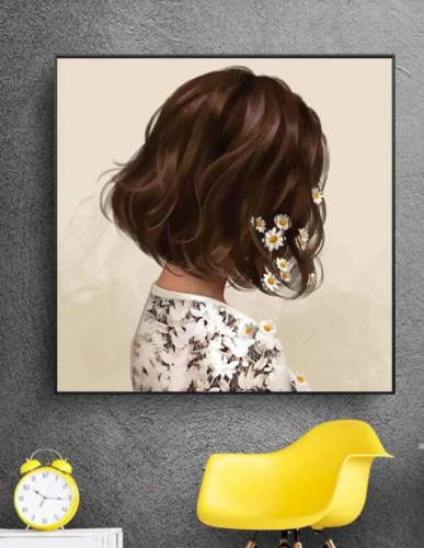 لوحة ماسي DIY جرافيك شكل بدون إطار