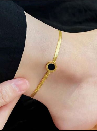 خلخال موضة من الفولاذ المقاوم للصدأ