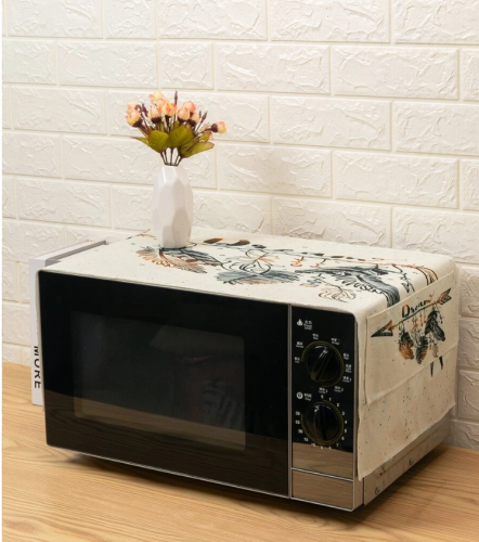 غطاء فرن الميكروويف طباعة الريش