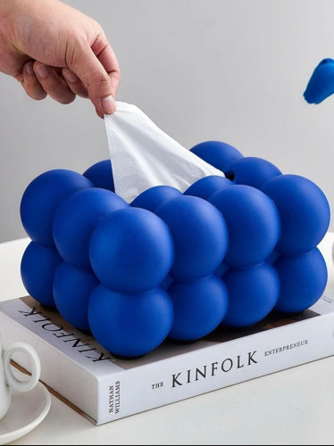 سيراميك تخزين المناديل بتصميم كرة موحد اللون