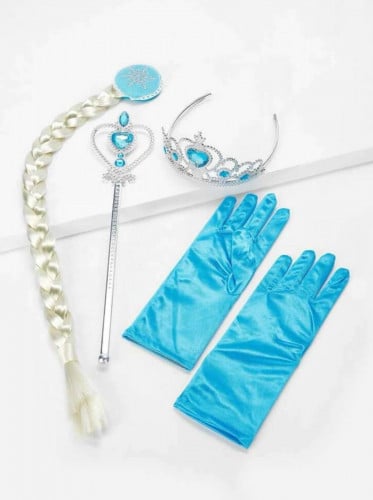 فتيات الشعر التمديد & ولي العهد & ماجيك العصا & قفازات 5pcs