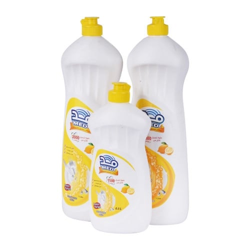 صابون صحون مد ليمون 1 لتر + 1 لتر + 0.3 لتر