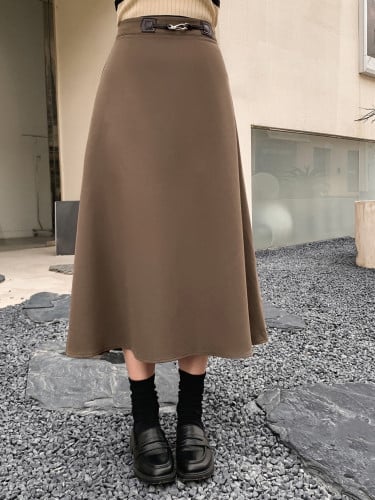 تنوره فضفاضه بخصر عالي