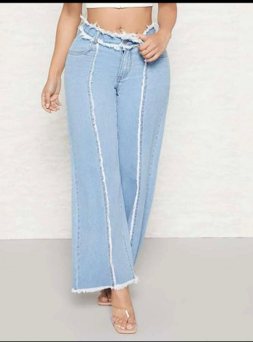 بنطلون بساق مستقيم