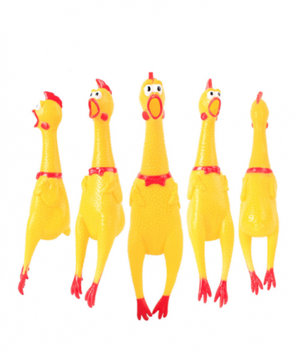 لعبة صوت حيوانات أليفة بتصميم دجاج قطعة واحدة