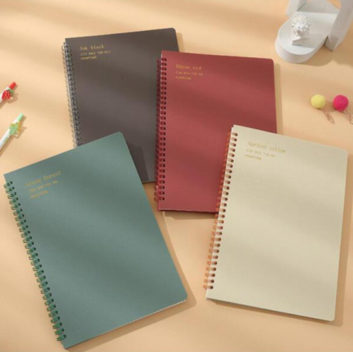 دفتر حلزوني A5 عتيق قطعة واحدة