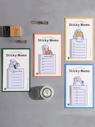 ستيكر ملاحظات بشكل عشوائي قطعه واحده