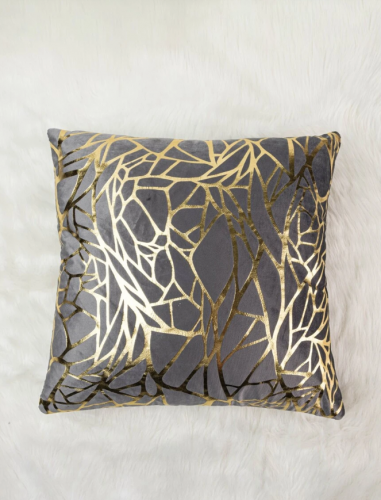 غطاء وسادة نمط هندسي بدون حشو 45*45