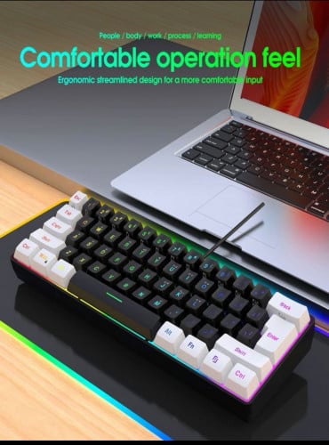 لوحة مفاتيح لامع سلكي