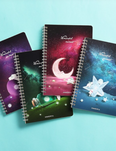 دفتر عشوائي بجرافيك برسوم كارتون قطعه واحده