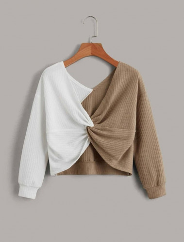 قميص ثقيل بلونين