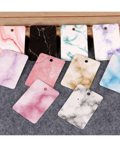 بطاقة هدية نمط رخامي هدية حديث ورق نمط رخامي الى استدام بيت 10 قطع