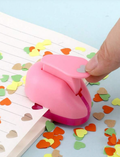 قطعة واحدة لونين تصميم قلب ميني منقوش إبداع محمول جهاز النقش الى الحرف DIY