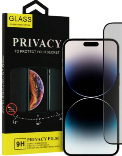 غشاء مقسى شاشة حماية الخصوصية قطعة واحدة متوافق مع فون iPhone 11 Pro Max