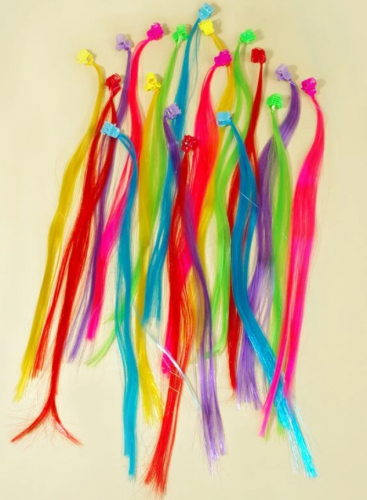 قباضة شعر ملونة للبنات الصغار 18 قطعة متعدد الالوان