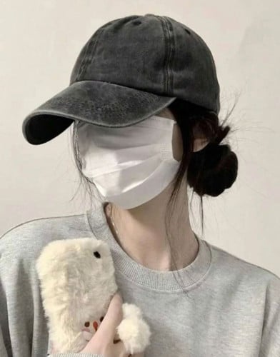 قبعة بيسبول بلون موحد