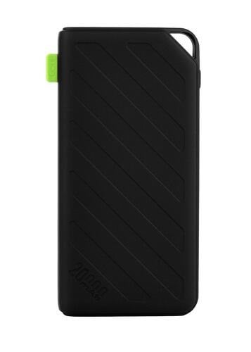 Brave باور بانك من جوي Goui بقوة 20000 mAh بثلاث منافذ سريعة الشحن  | لون أسود