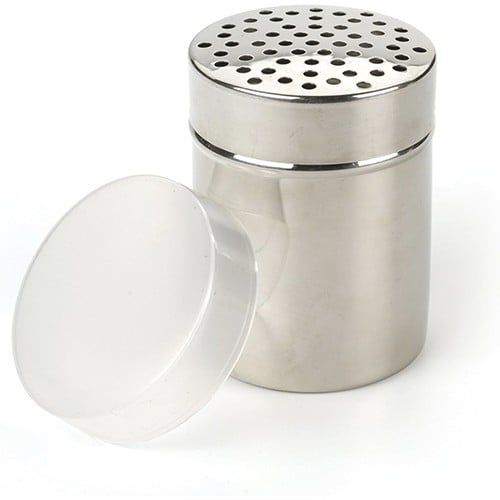 مرش ستانلس ستيل 11 اونص فتحات وسط مع غطاء في علبة عرض