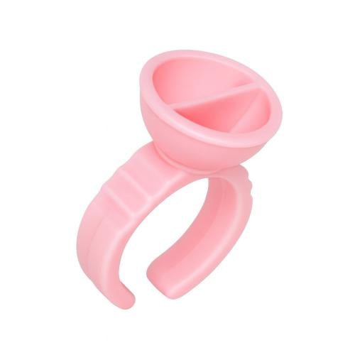خاتم الغراء – 50 قطعة | Glue Ring 50 pcs لحمل صمغ وبرايمر الرموش