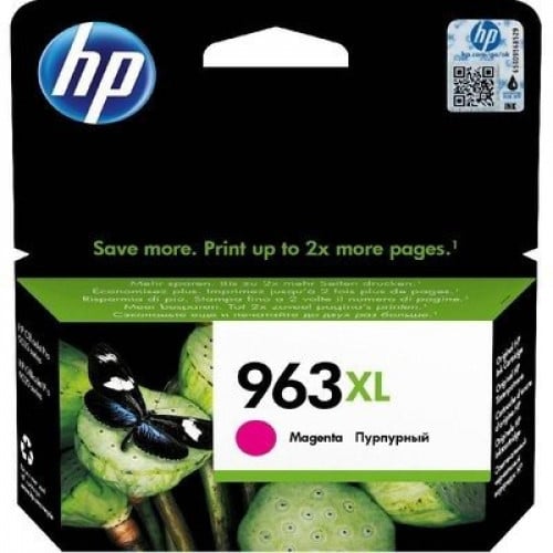 حبر طابعة 963XL HP أرجواني - HP 963XL Magenta Tone...