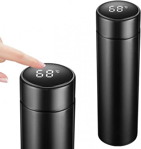 كوب حافظ للحرارة مزود بشاشة LCD تعمل باللمس