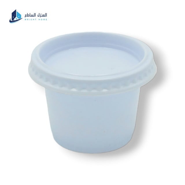 Plastic garlic containers for national sauces with lids, 100 small