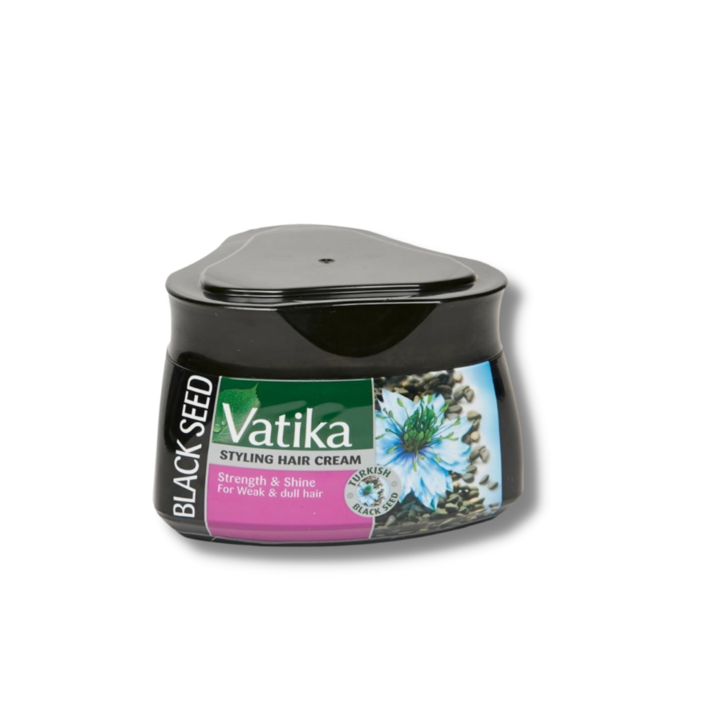 Vatika Hair Cream Styling Strength & Shine Turkish Black Seed 140ml - متجر  المنزل الساطع