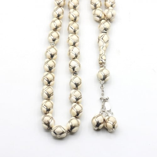 سبحه عاج وقفص فضه