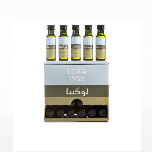 كرتون 30 حبة زيت زيتون لوكسا 25 ملل (معك وين ما رحت)