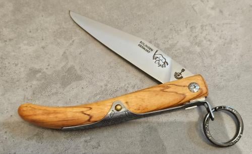 Herder Oryx Knife, Olive Wood, Stainless Steel