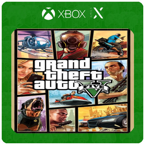 (شراء رقمي) GTA V (Xbox One & Xbox Series X|S) - X...