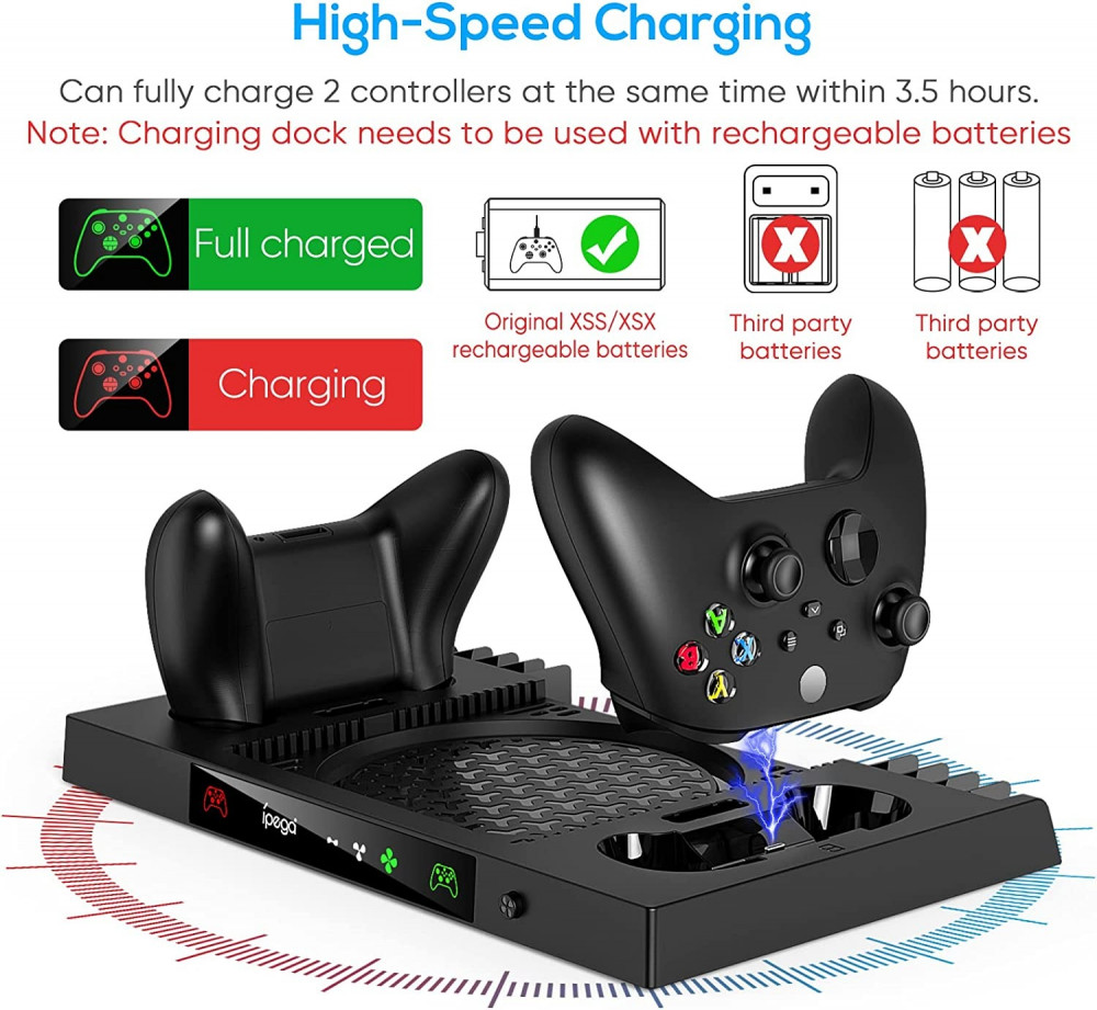 Xbox Series X with stand fan