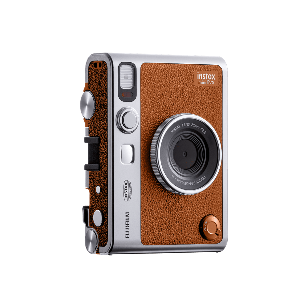 كاميرا فوجي فيلم إنستاكس ميني ايفو الهجينة الفورية - بني