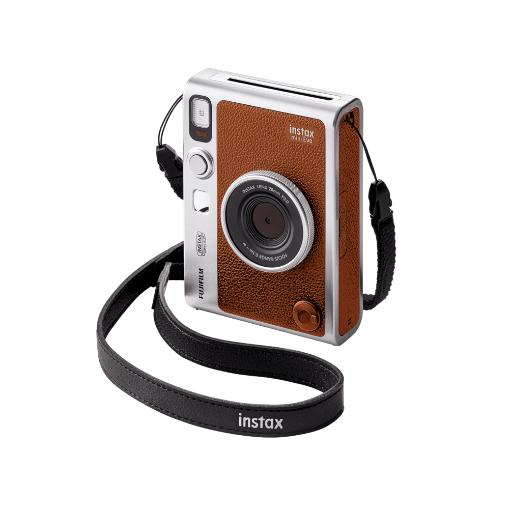 كاميرا فوجي فيلم إنستاكس ميني ايفو الهجينة الفورية - بني