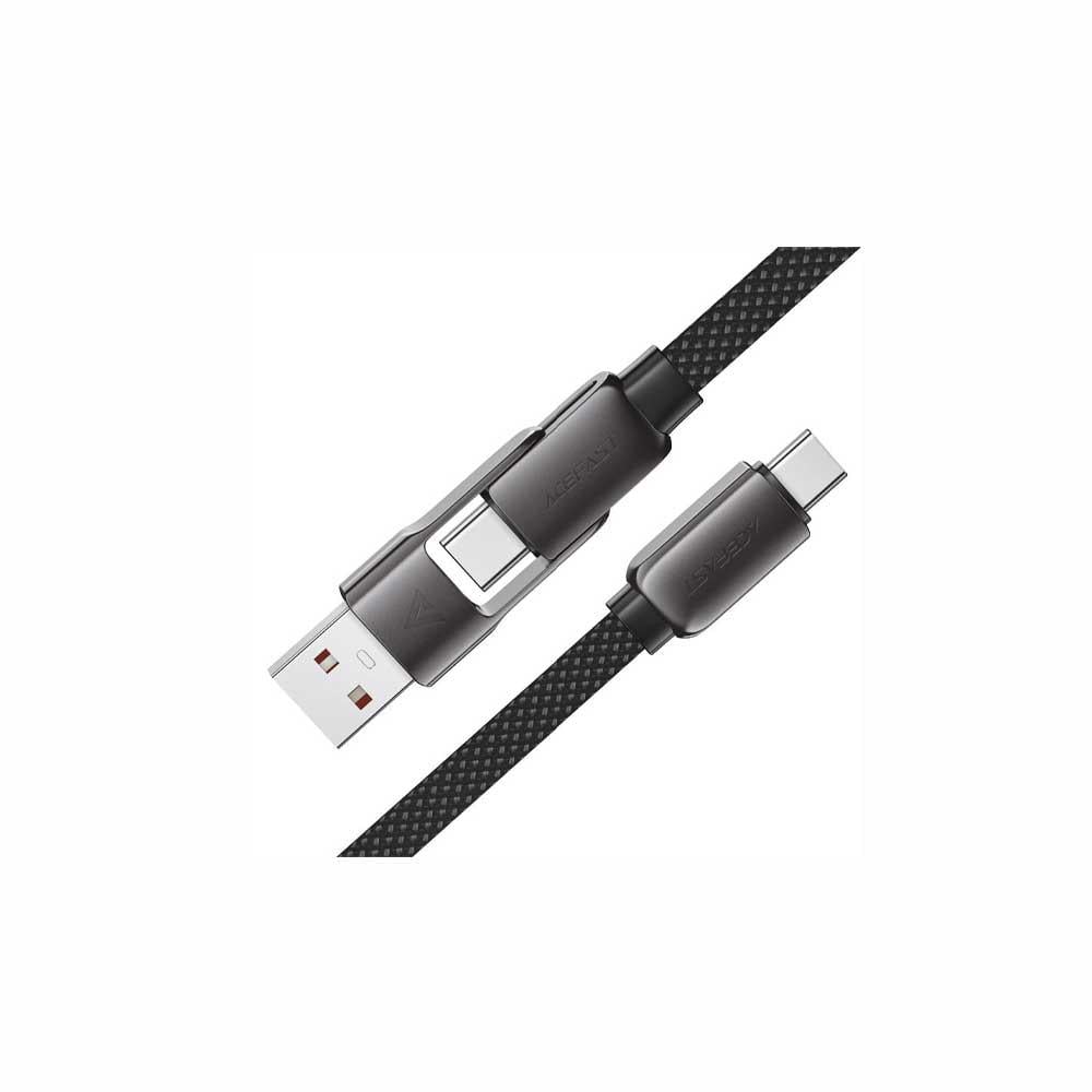 سلك AceFast C13-04 يو اس بي وتايب سي الى تايب سي بطول 1.2 متر