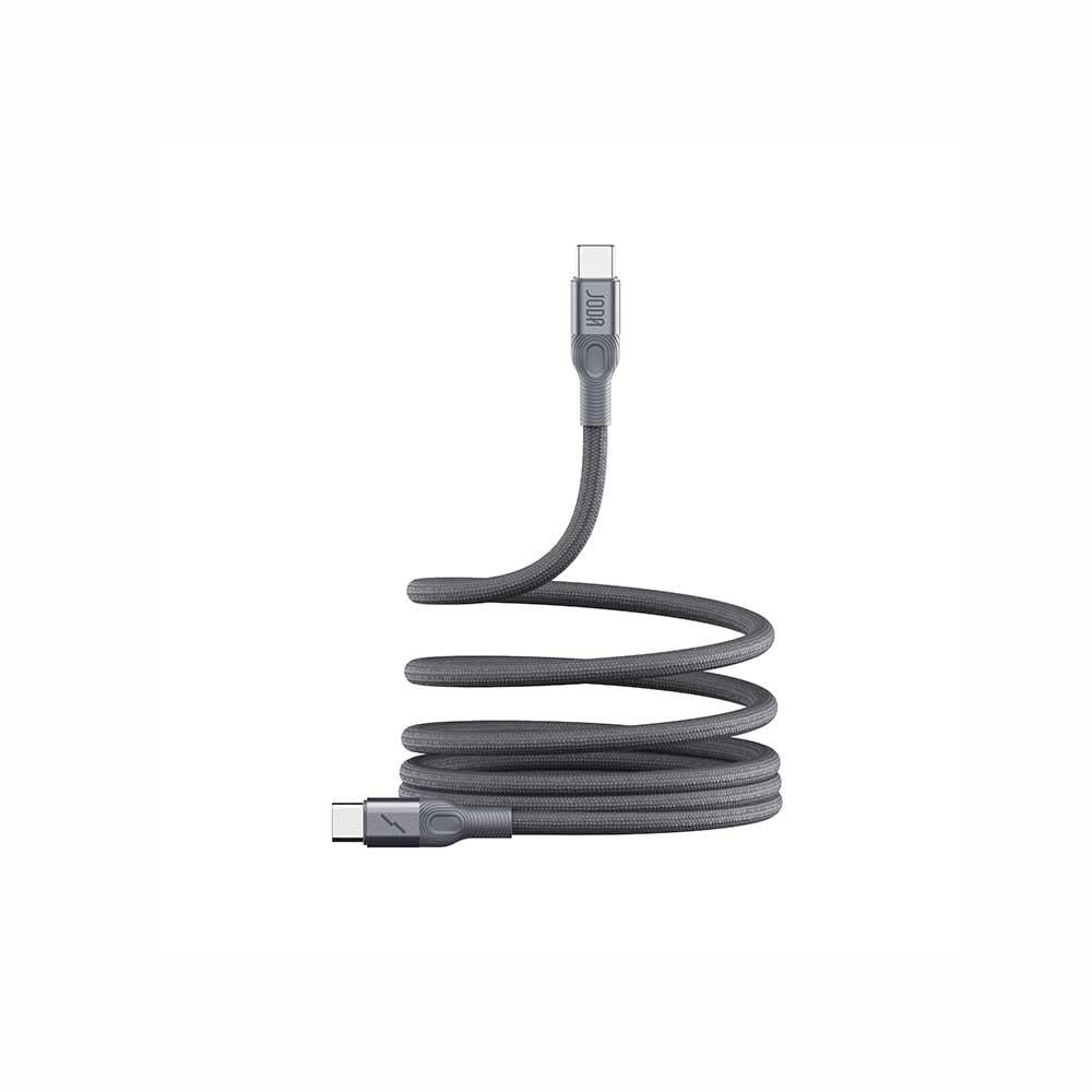 سلك JODA ماج رول مغناطيسي بقوة 60 واط تايب سي الى تايب سي بطول 1.2 متر - تيتانيوم