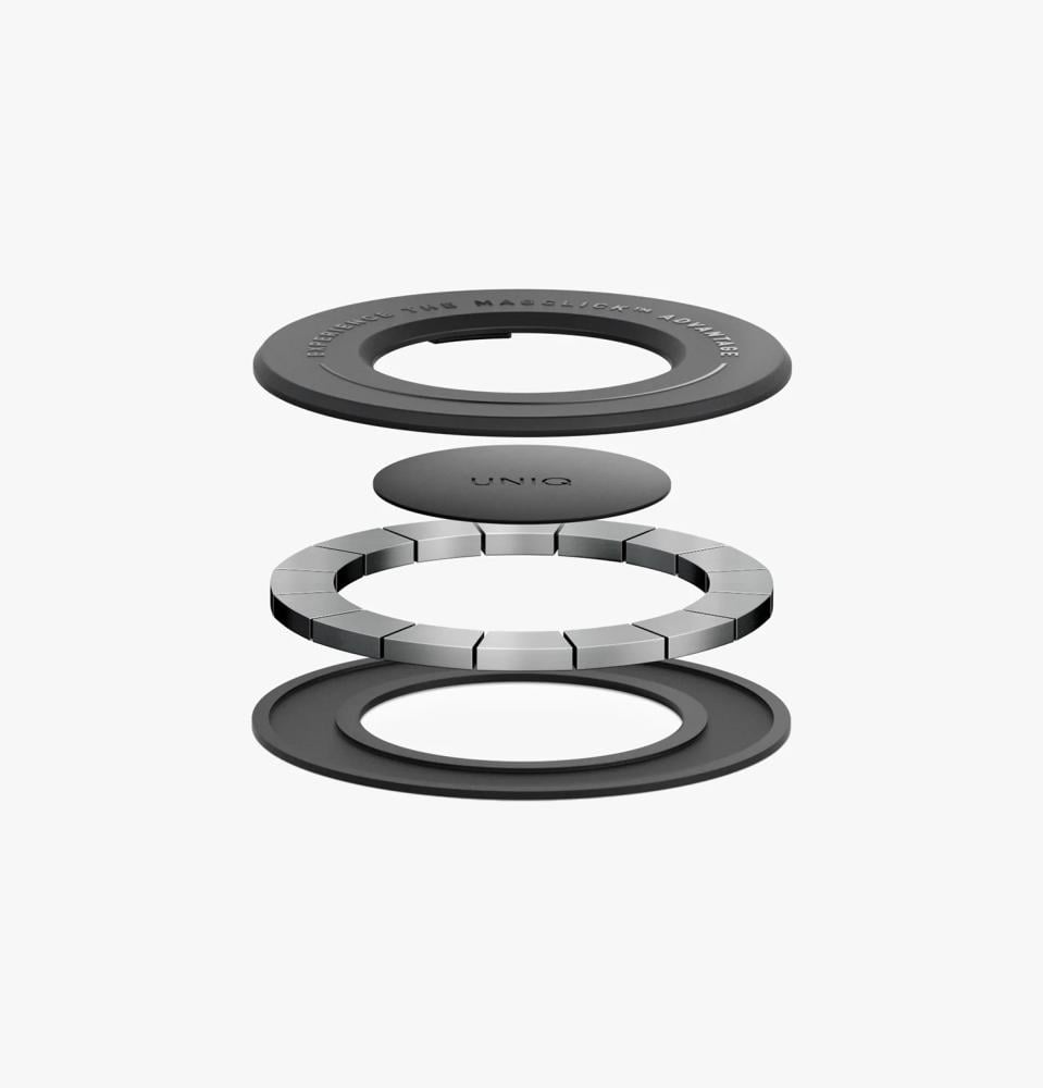 مجموعة تثبيت مغناطيسية UNIQ SnapMount – رمادي