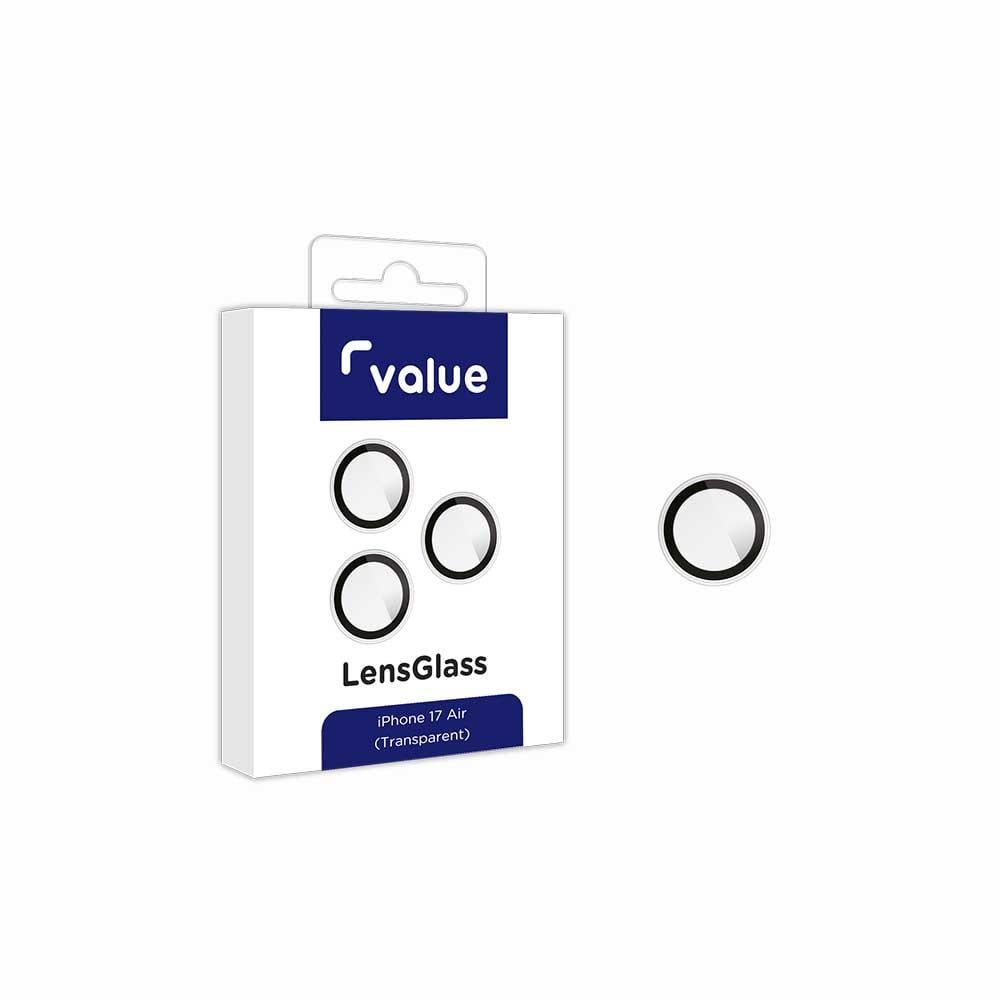 فاليو عدسات عدد 1 للايفون 17 اير - شفاف