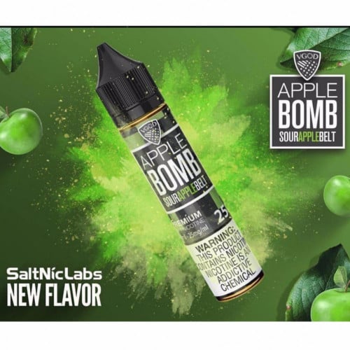 نكهة سولت تفاح حامض من في قود  Apple Bomb VGOD Sour Apple Belt