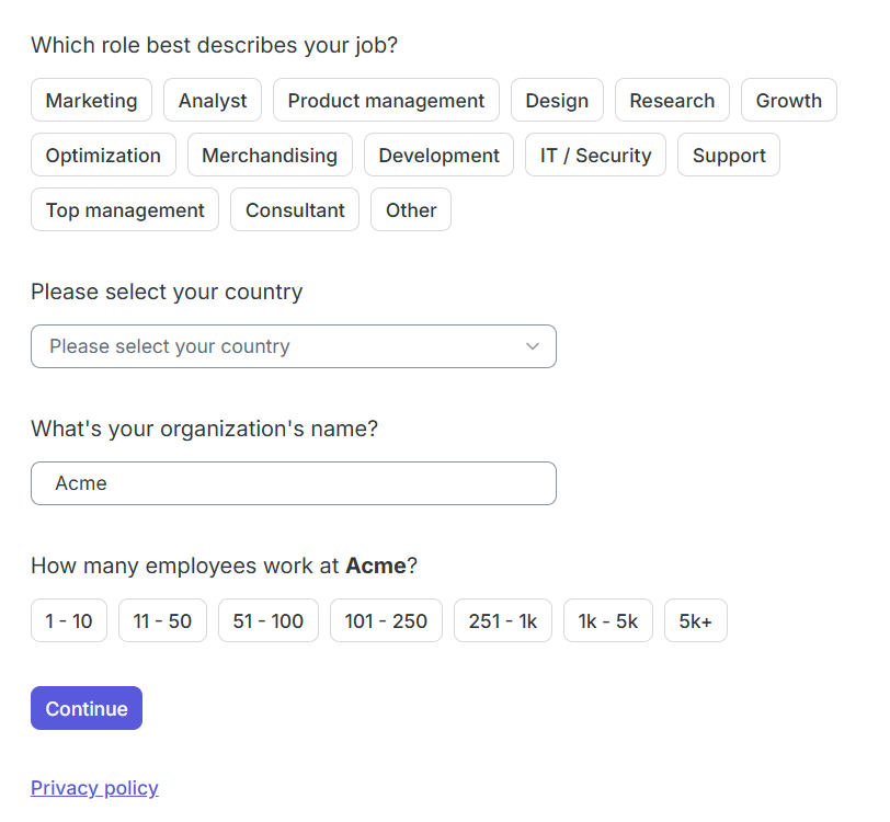 الربط مع Hotjar