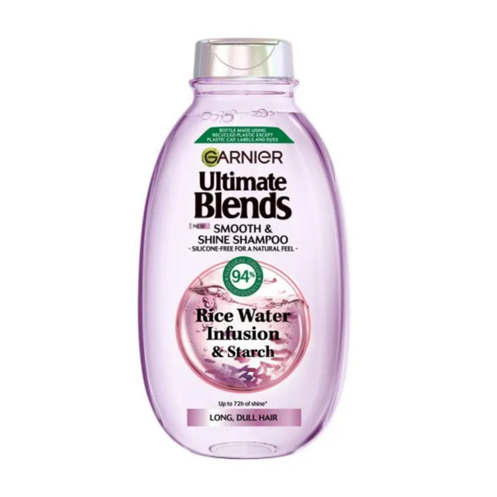 Garnier Ultra Doux Hair Shampoo with Rice Water and Starch Extracts 600ml
