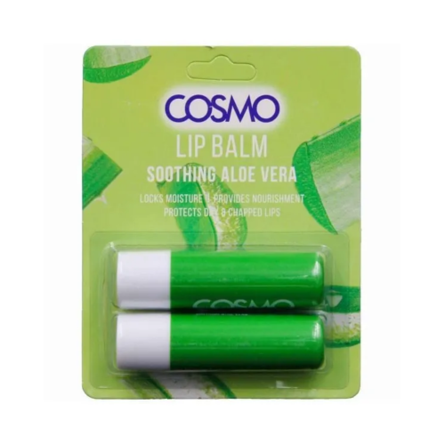 Cosmo Aloe Vera Soothing Lip Balm - KARAZA