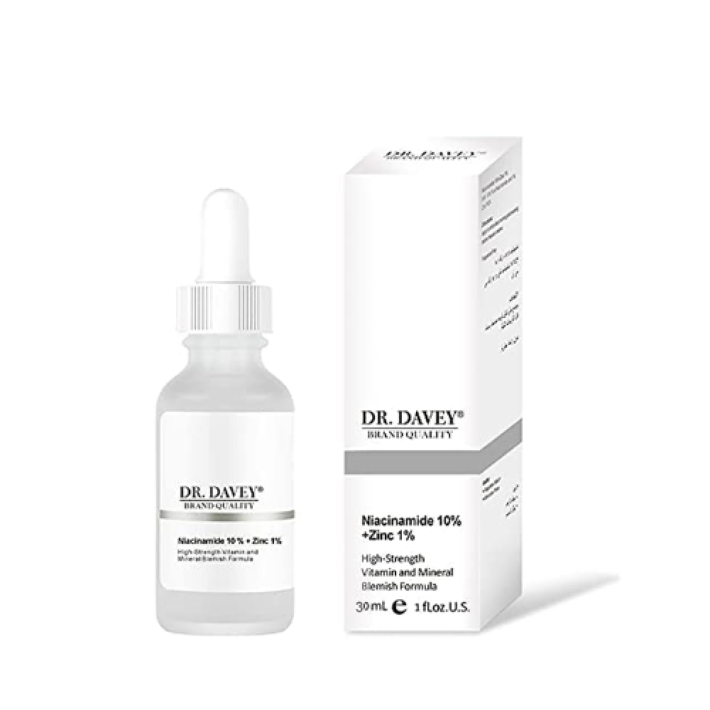 Dr. Davey Niacinamide 10% + Zinc 1%, 30 ml