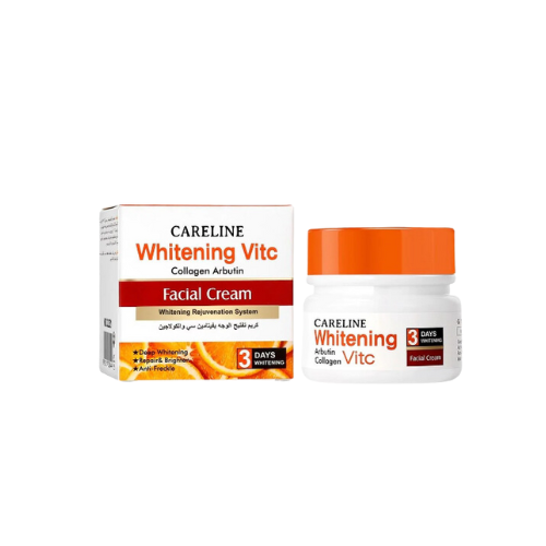 Careline whitening face cream with vitamin C and collagen 80 grams