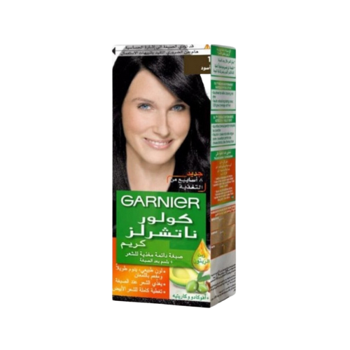 غارنييه صبغه شعر كولور ناتشرلز 1 اسود