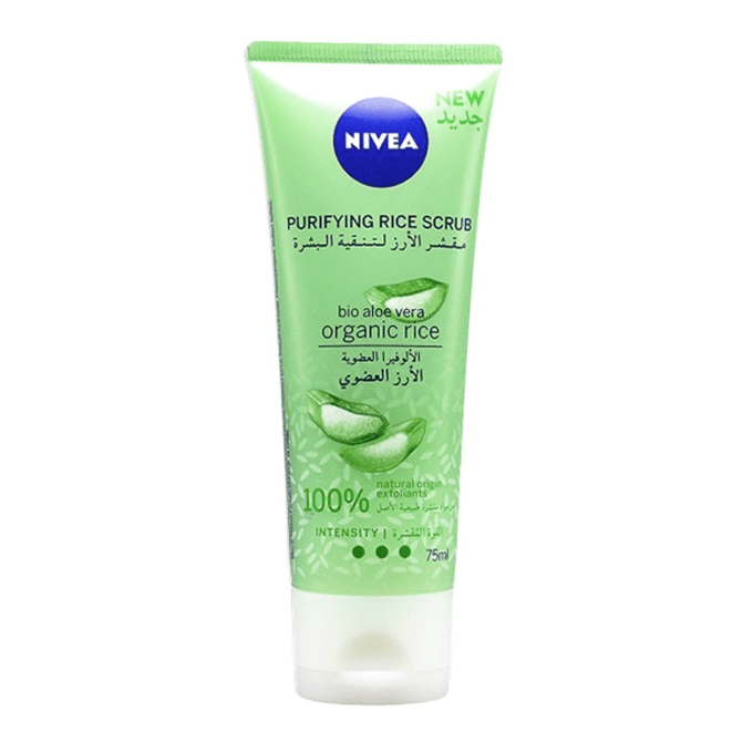 Nivea rice scrub to purify the skin 75 ml aloe vera