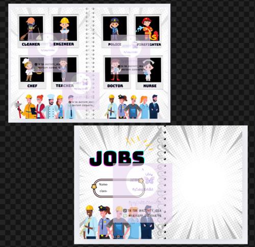 مطوية المهن (jobs) انجليزي pdf