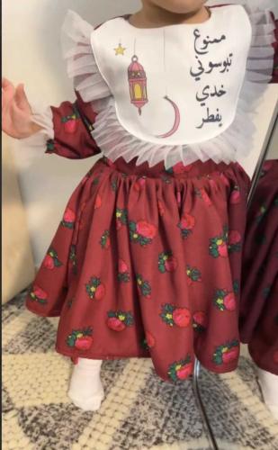 فستان شالكي رمضان بنات