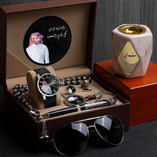 اطقم رجالية راقيه بالاسم والصورة والعبارة حسب الطل...